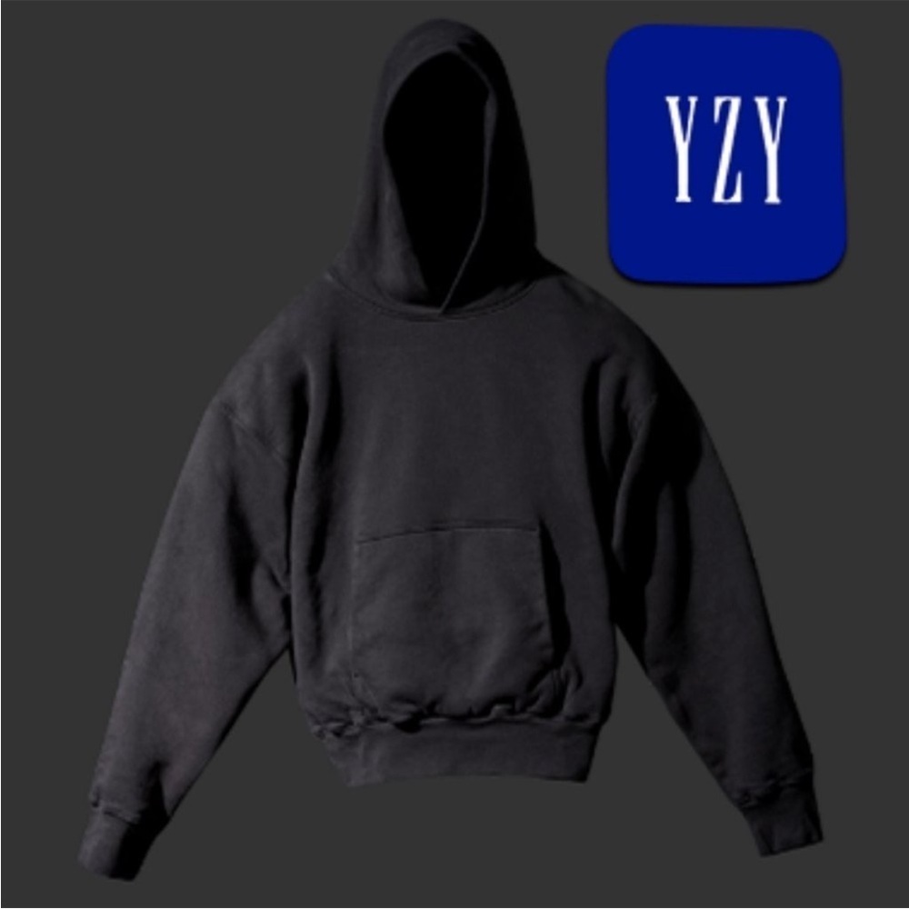 YZY X GAP Yeezy Kanye West Perfect Hoodie In Black Double Layer Unisex Size XS
